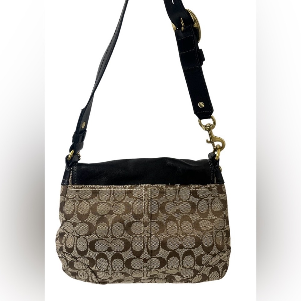 🖤 Y2K Authentic Coach Soho Signature Buckle Flap Shoulder Bag - Picture 3 of 16